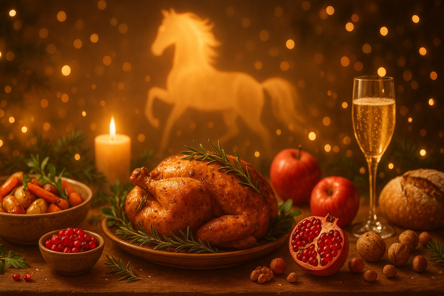 Меню на Новый год 2026: что приготовить, чтобы задобрить Лошадь