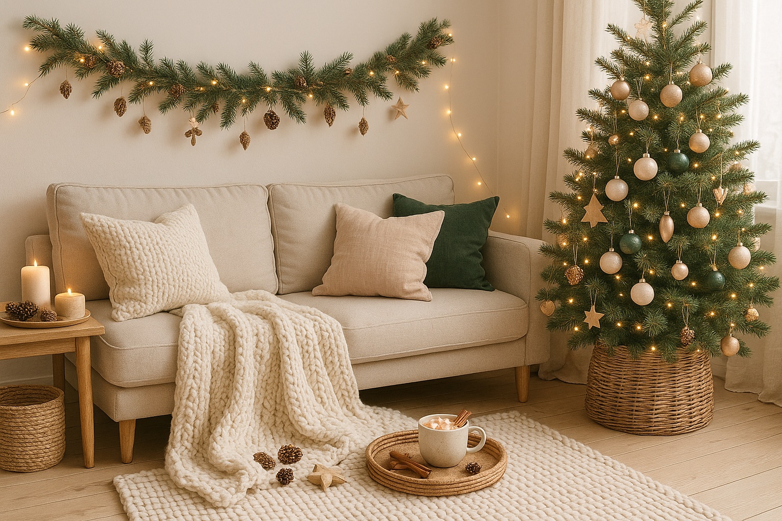 Новогодний декор 2025/2026: тренды, цвета и идеи для дома