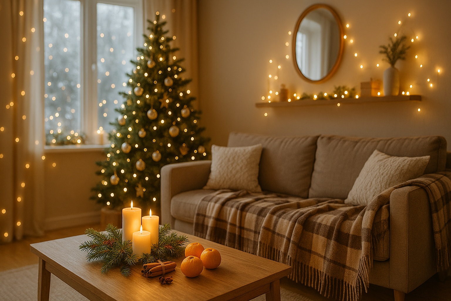 Как красиво украсить дом к Новому году: пошаговые идеи и подбор декора