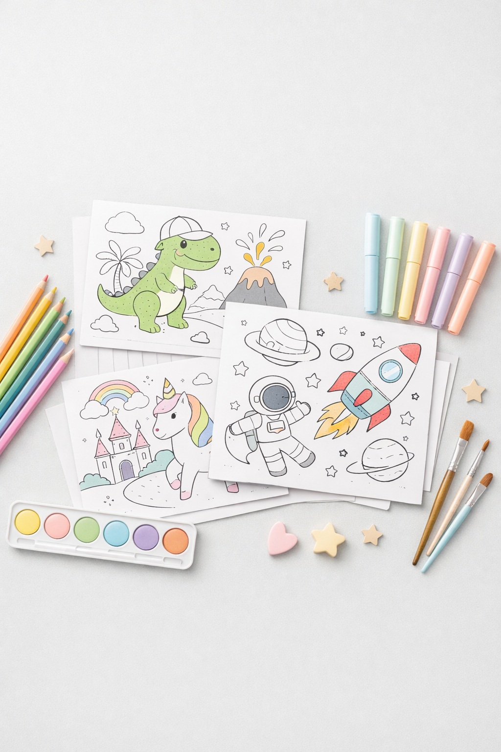 Фото Раскраски детские