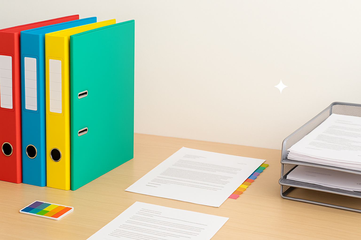 Цветовая кодировка документов: упорядочиваем бумаги за 1 день